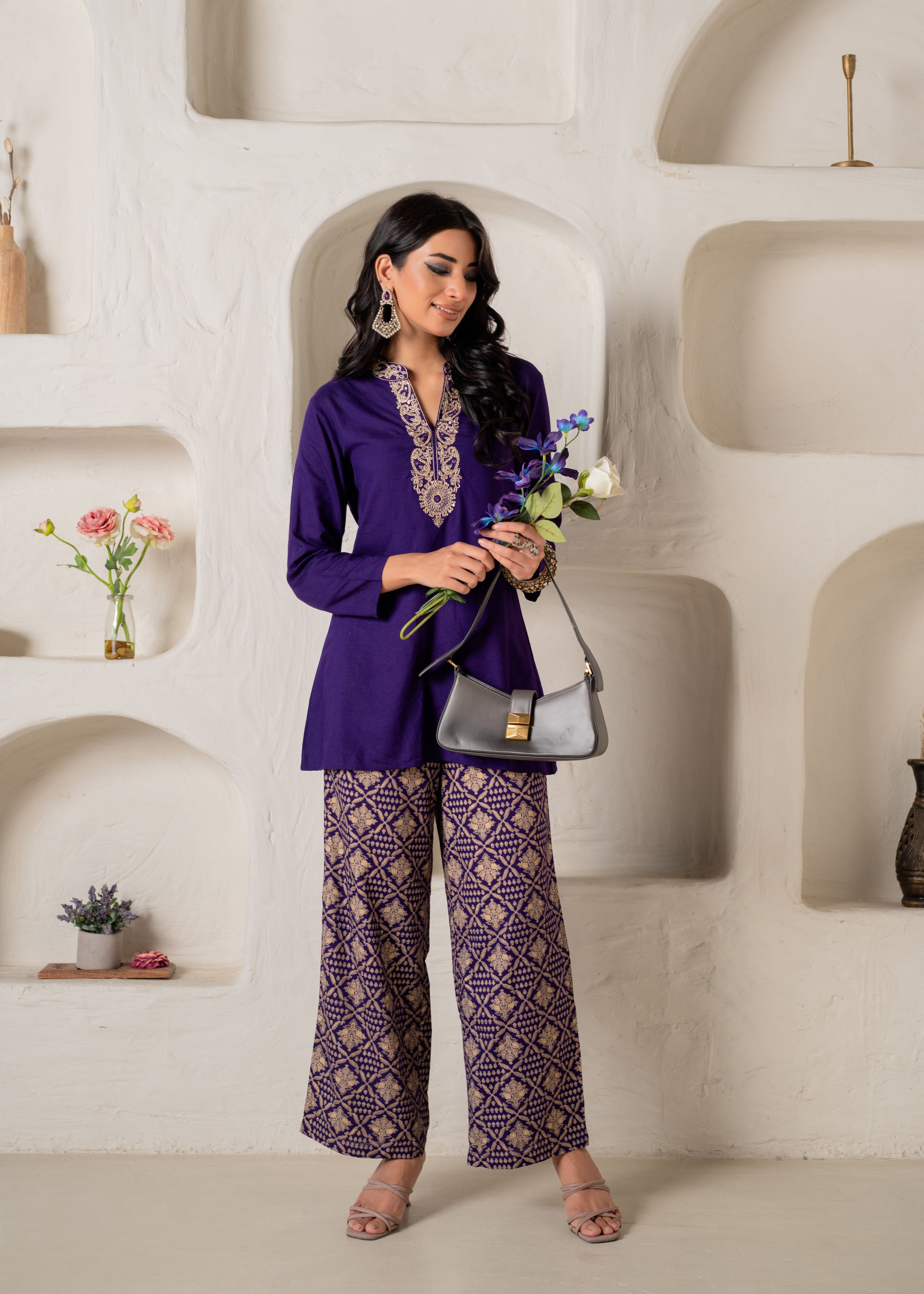 Juniper Indigo Royal Geometry Set | Grocsy