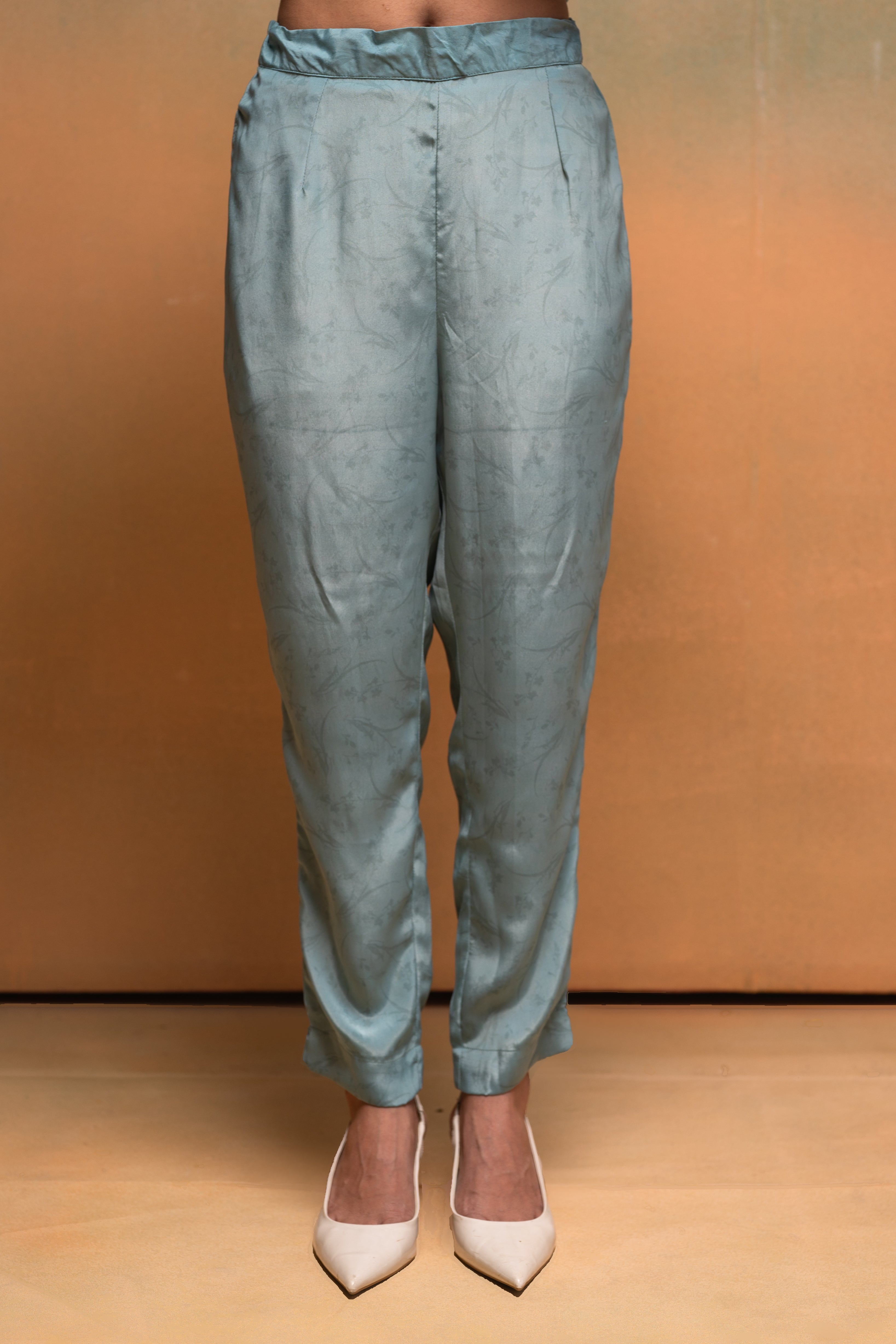 Juniper Mint Meadow Elegance Kurta Pant And Dupatta Set | Grocsy