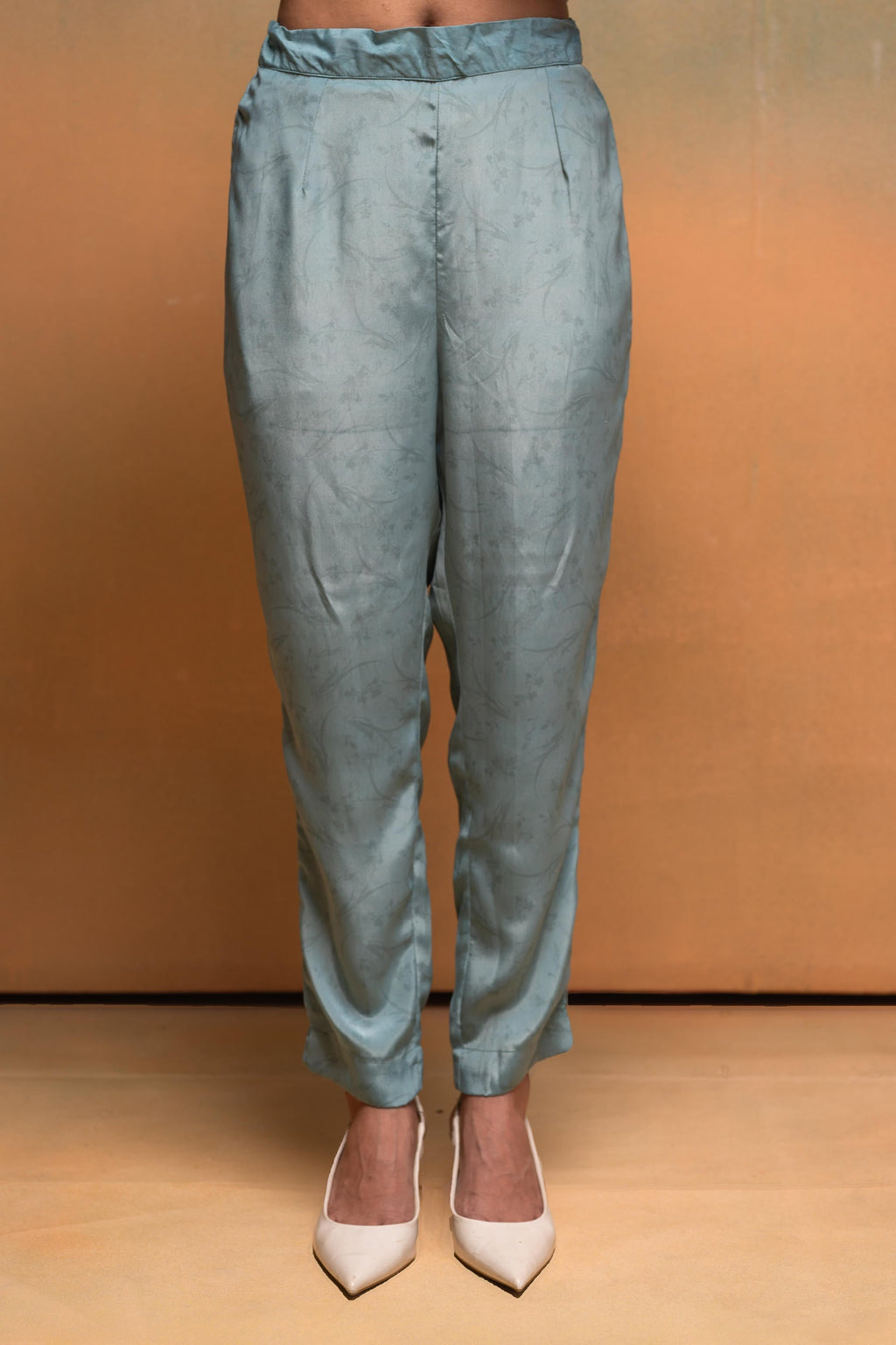Juniper Mint Meadow Elegance Kurta Pant And Dupatta Set | Grocsy