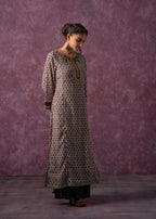 Juniper Noor Jaal Printed Long Kurta | Grocsy