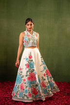 Juniper Contemporary Printed Top Skirt Set | Grocsy