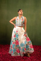 Juniper Contemporary Printed Top Skirt Set | Grocsy