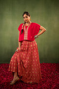 Juniper Virasat Printed Skirt Set | Grocsy