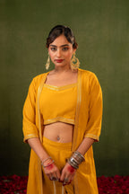 Juniper Mustard Aura Co-Ord Set | Grocsy