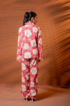 Juniper Women Relaxed Fit Floral Printed Co-Ord Set | Grocsy