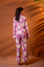 Juniper Women Relaxed Fit Floral Printed Co-Ord Set | Grocsy