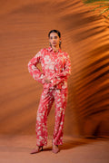 Juniper Women Relaxed Fit Floral Printed Co-Ord Set | Grocsy