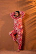 Juniper Women Relaxed Fit Floral Printed Co-Ord Set | Grocsy