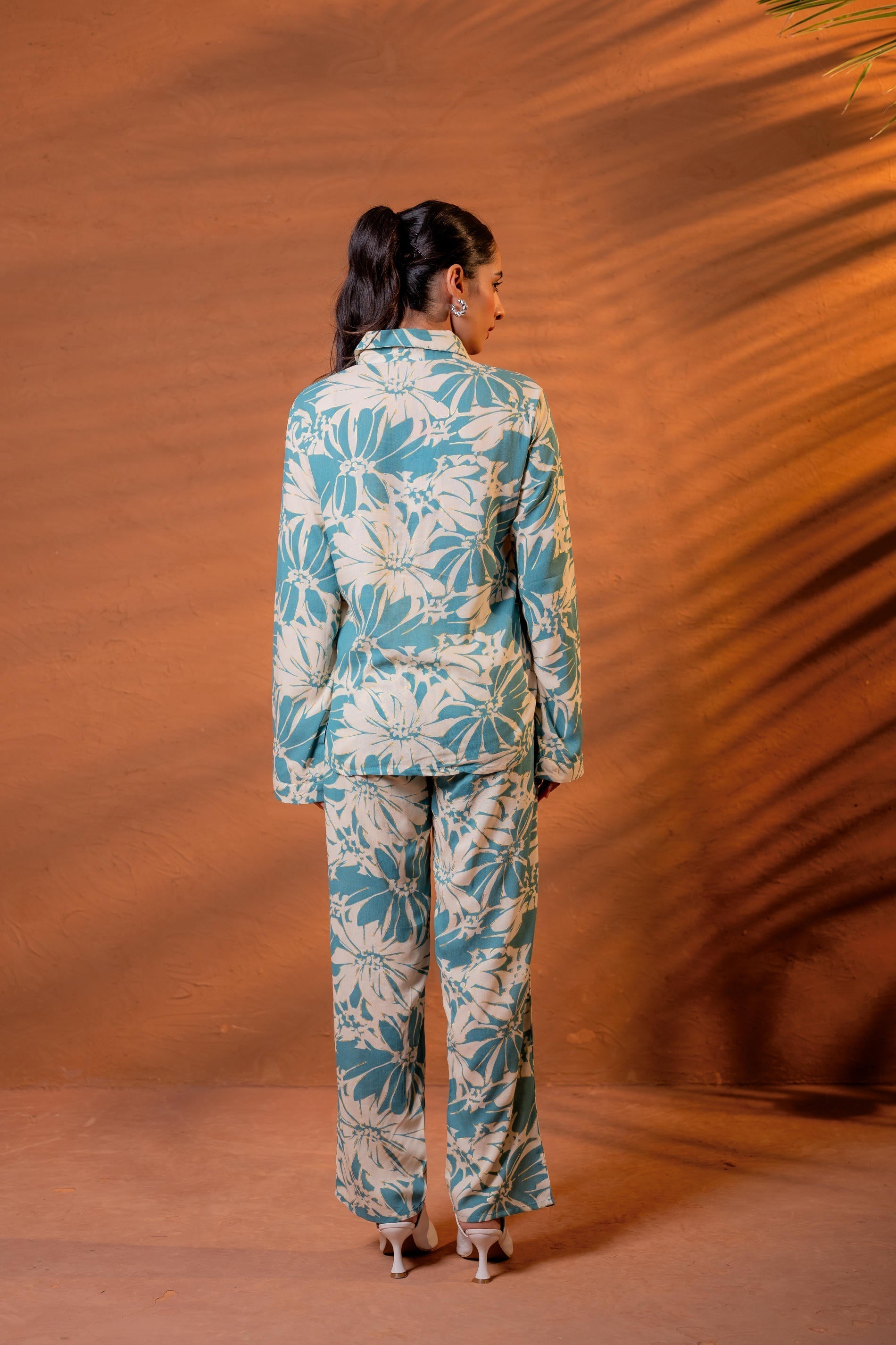 Juniper Women Relaxed Fit Floral Printed Co-Ord Set | Grocsy