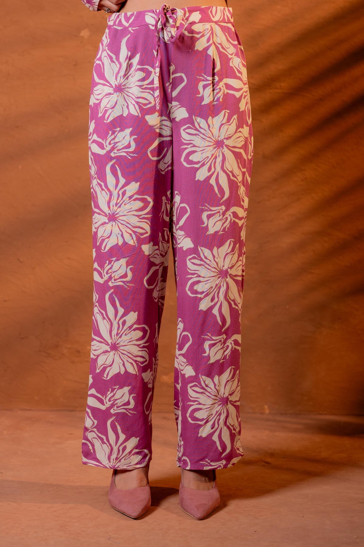 Juniper Women Relaxed Fit Floral Printed Co-Ord Set | Grocsy
