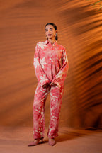 Juniper Women Relaxed Fit Floral Printed Co-Ord Set | Grocsy