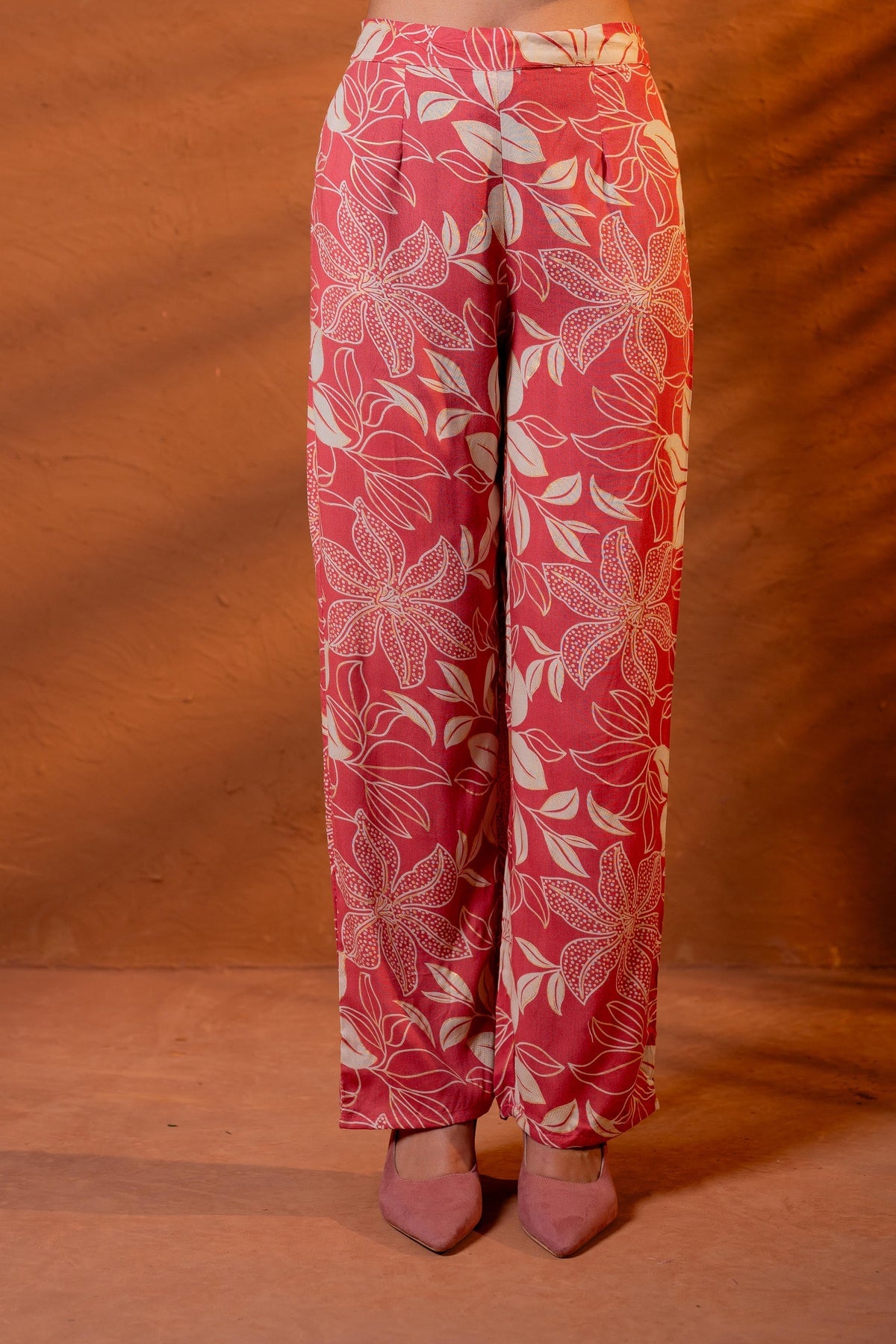 Juniper Women Relaxed Fit Floral Printed Co-Ord Set | Grocsy