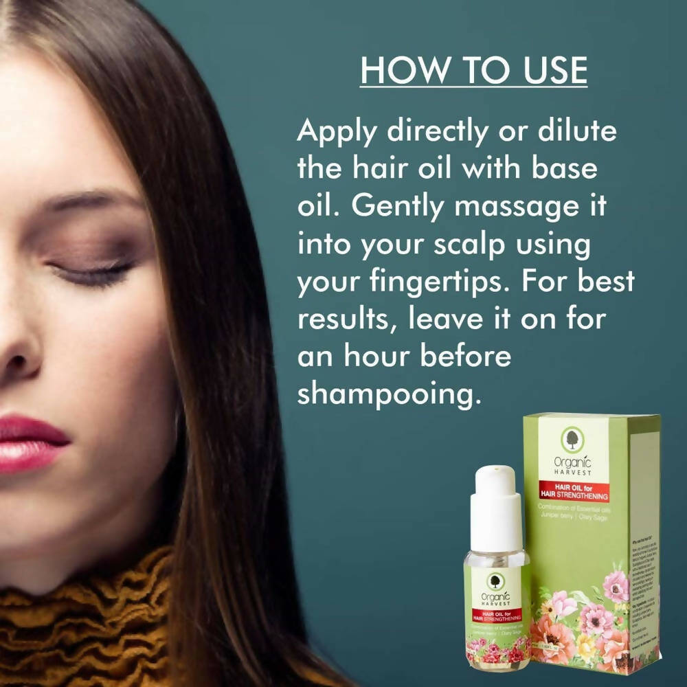 Organic Harvest Hair Oil for Hair Strengthening - Combination of Essential oils | Grocsy