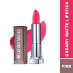 Maybelline New York Color Sensational Creamy Matte Lipstick / 630 Flaming Fuchsia | Grocsy