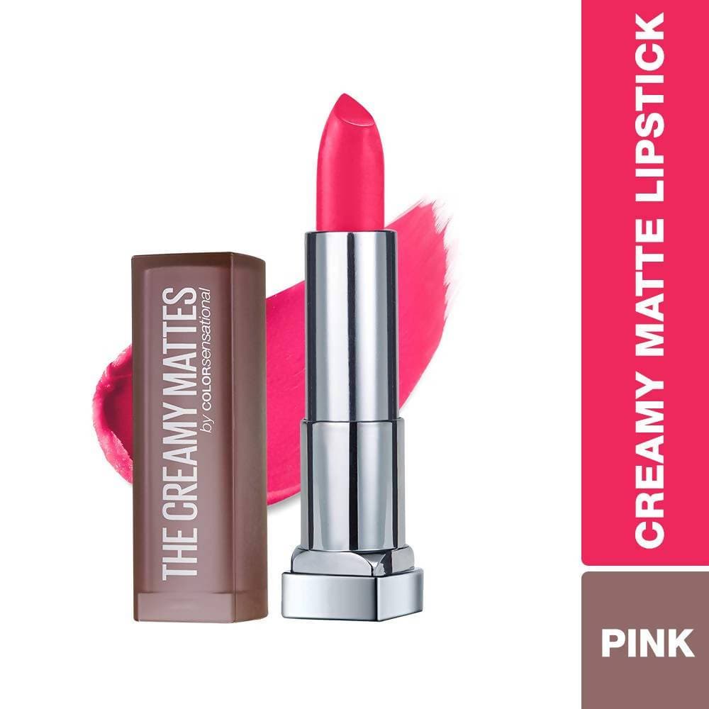Maybelline New York Color Sensational Creamy Matte Lipstick / 630 Flaming Fuchsia | Grocsy