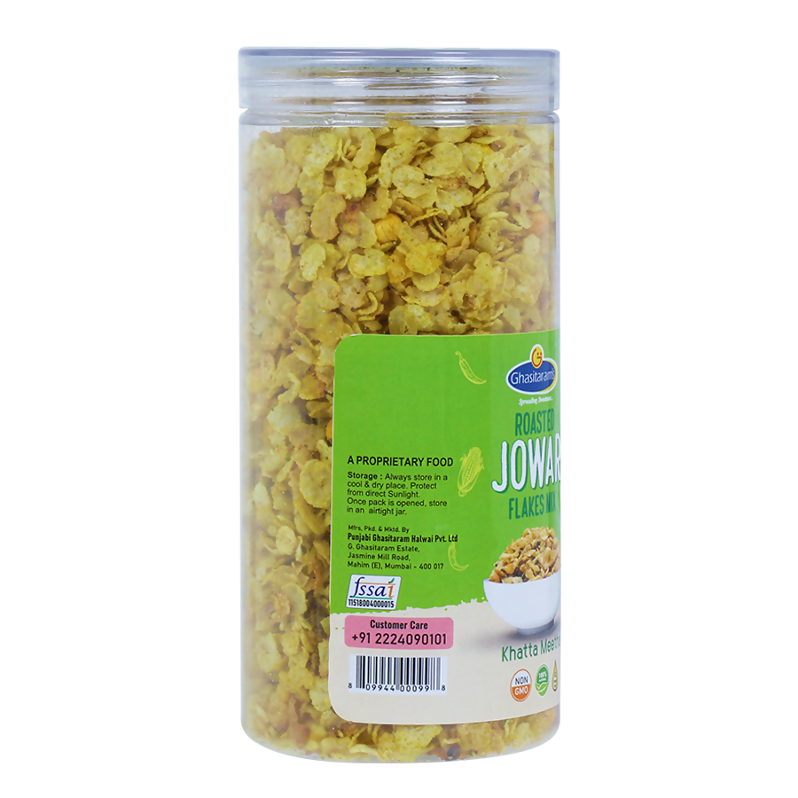 Punjabi Ghasitaram Halwai Jowar Flakes Mix Khatta Meetha | Grocsy