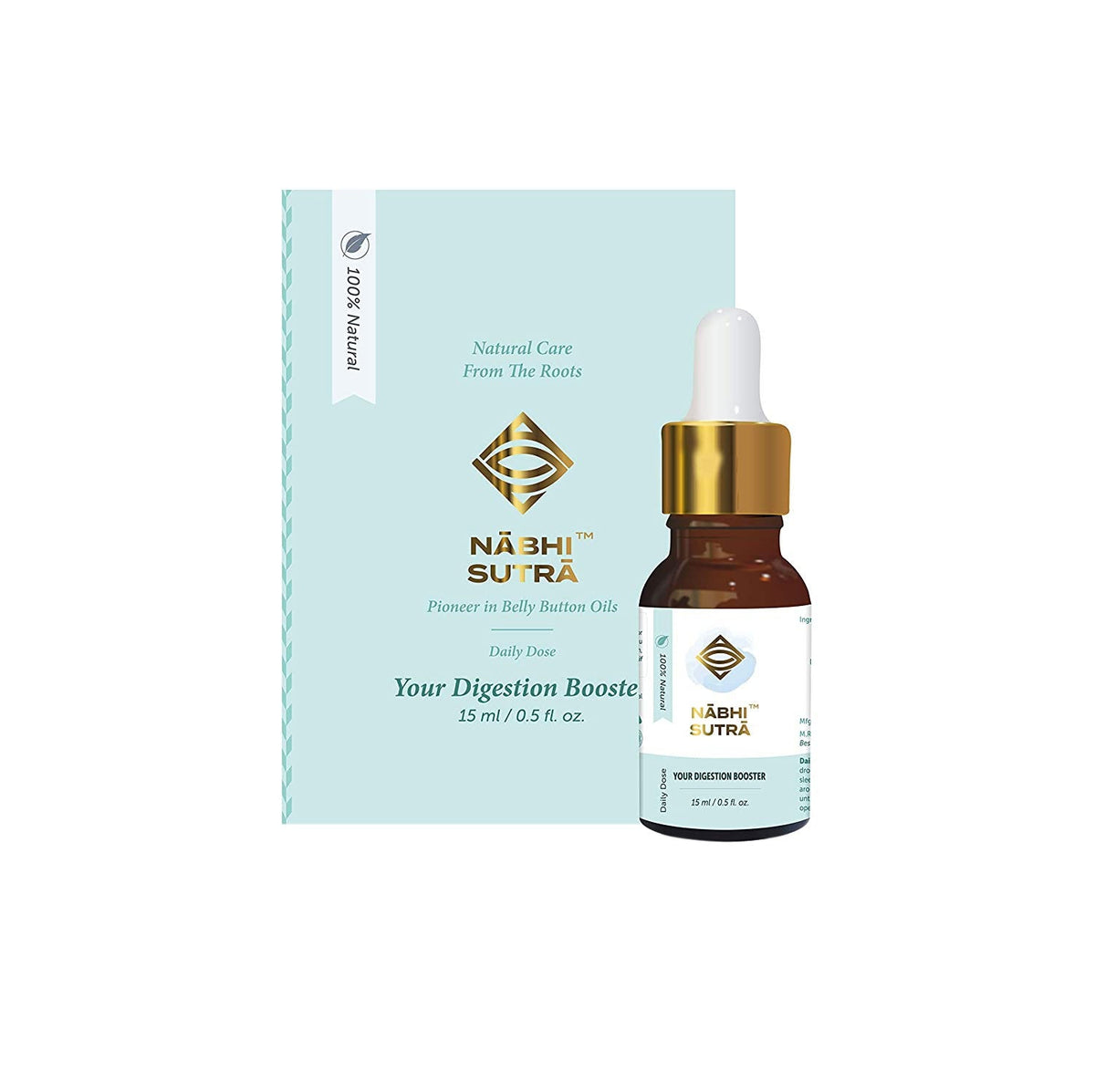 Nabhi Sutra Daily Digestion & Detox - Belly Button Oil | Grocsy