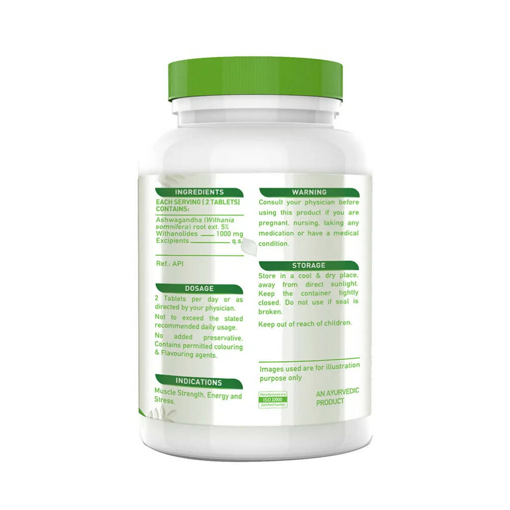 MuscleBlaze Ashwagandha Tablets | Grocsy