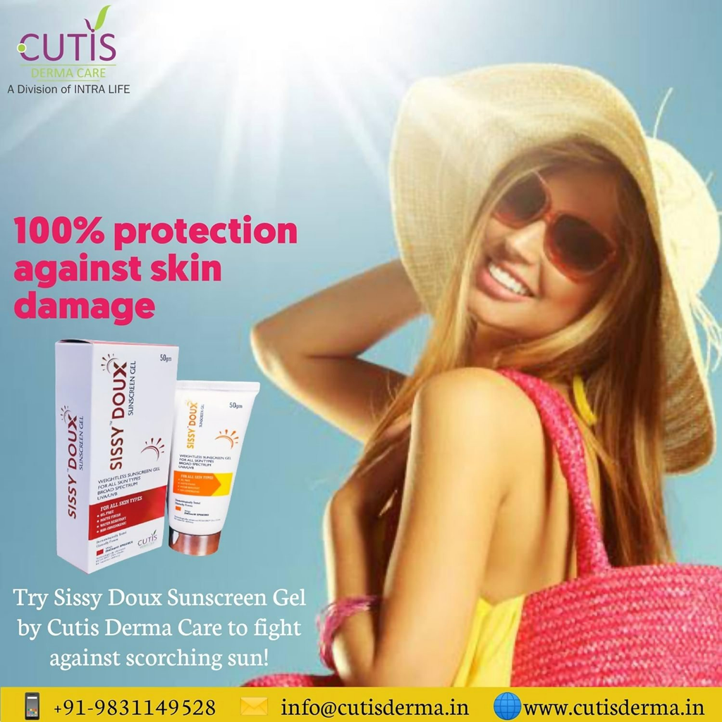 Rotex Cutis Sissy Doux Sunscreen Gel SPF 50 PA++++ | Grocsy