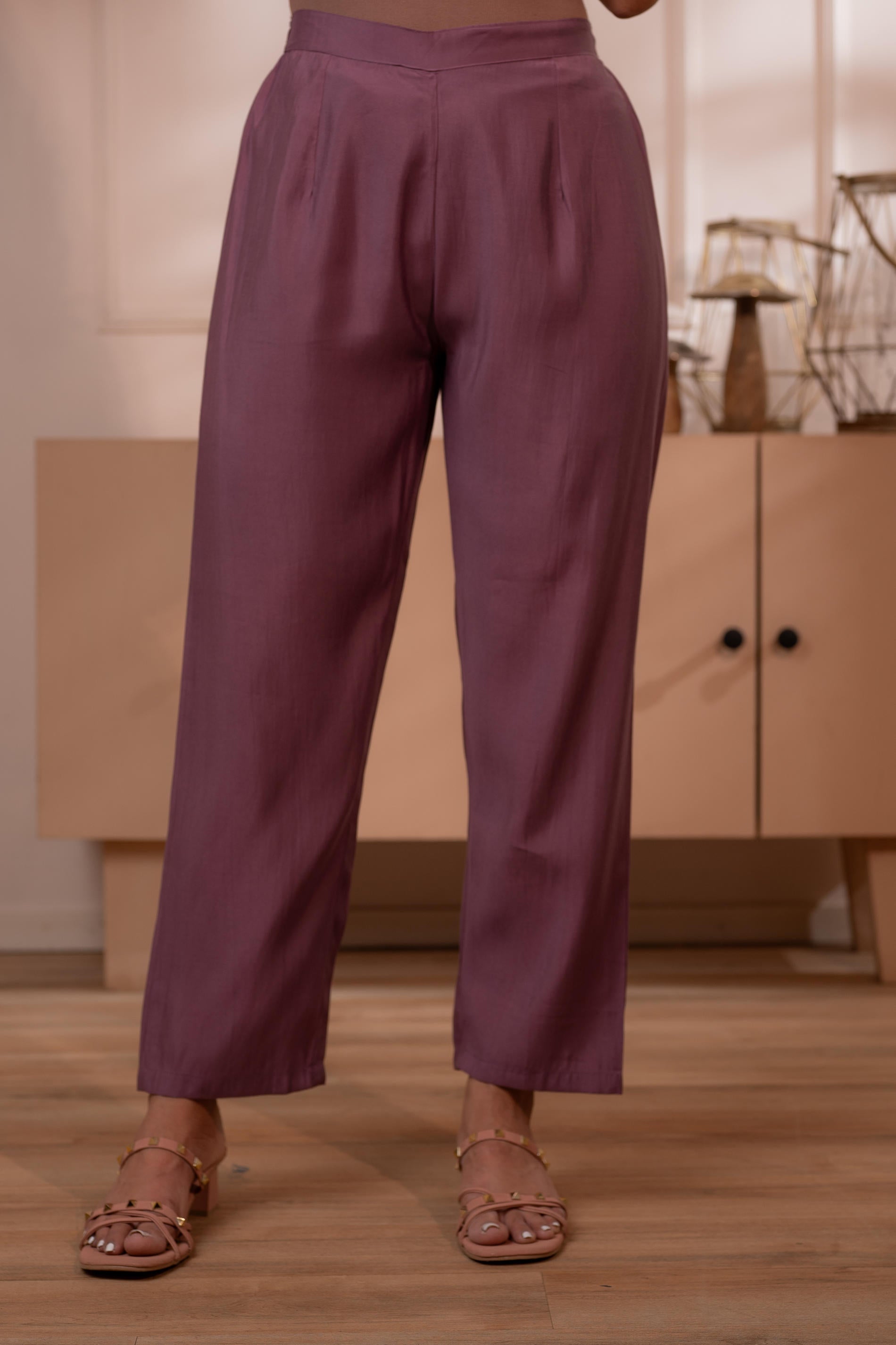 Juniper Plum Solid Embroidered Straight Kurta Pant And Dupatta Set With Thread Work | Grocsy