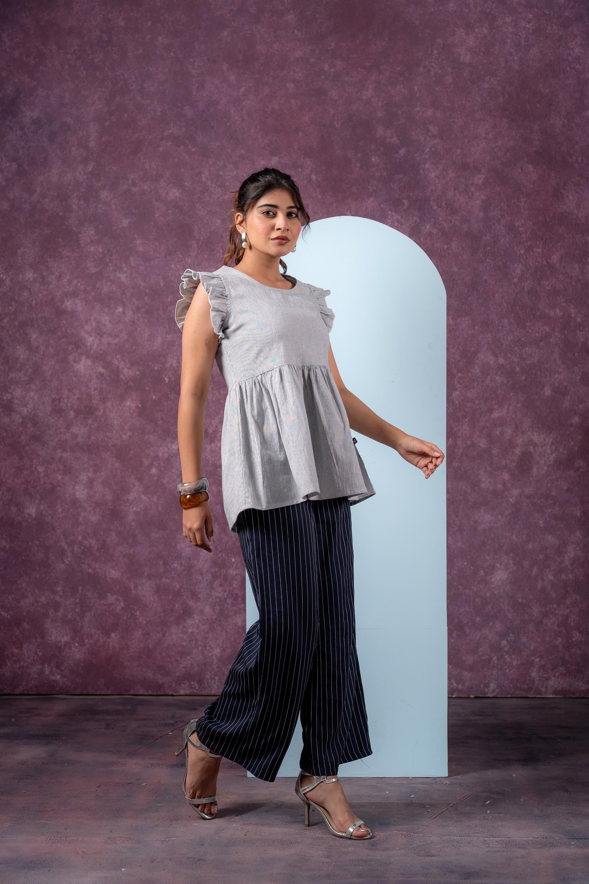 Juniper Urban Stripe Breeze Top | Grocsy