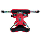 Waggety Adjustable Full Body Dog Harness - Comfortable Fit, Durable Polyester, Red | Grocsy