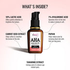 St.Botanica AHA Lactic Acid 10% + Hyaluronic Acid 1% Gentle Exfoliating Peel | Grocsy