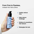 Cureskin Smooth and Shine Hair Serum Helps Reducing Hair Breakage, Frizz | Grocsy