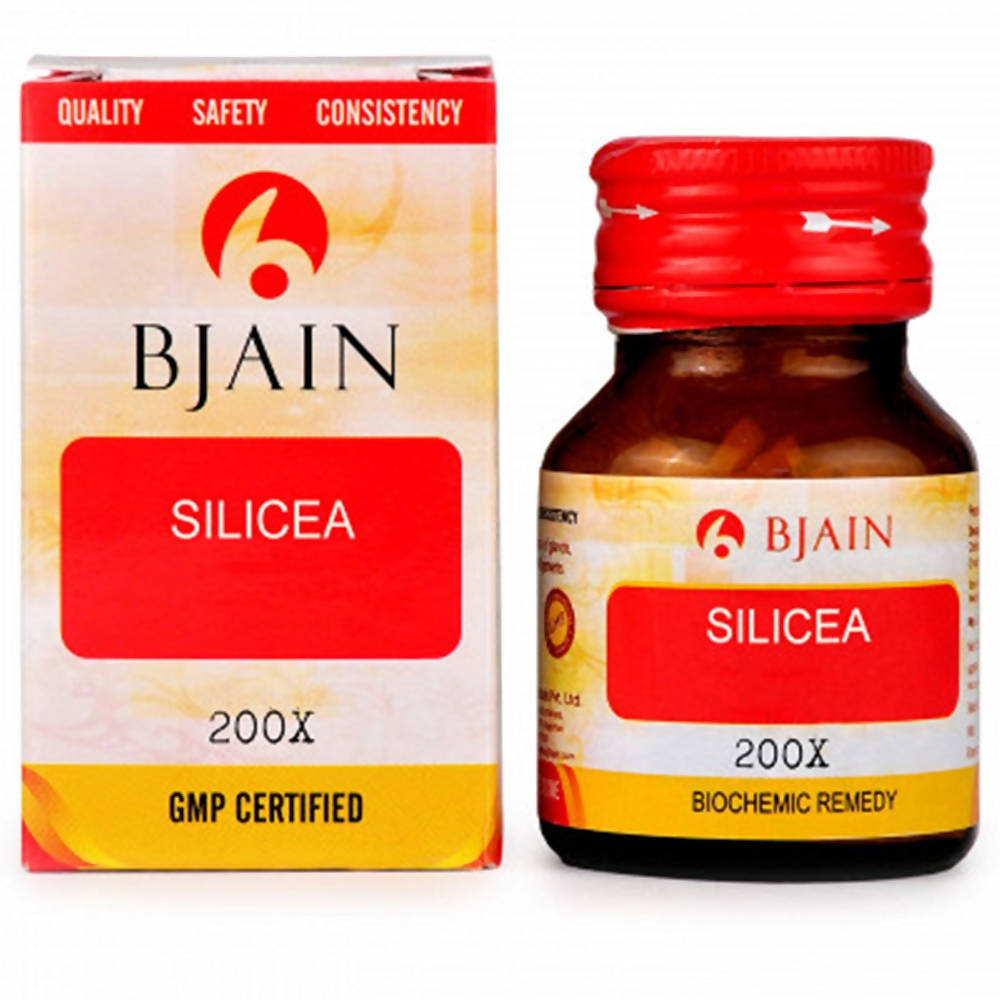 Bjain Homeopathy Silicea Biochemic Tablet | Grocsy