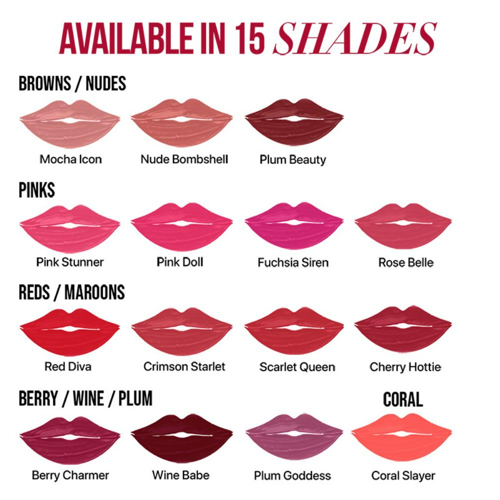 MyGlamm Ultimatte Long Stay Matte Liquid Lipstick - Pink Doll | Grocsy