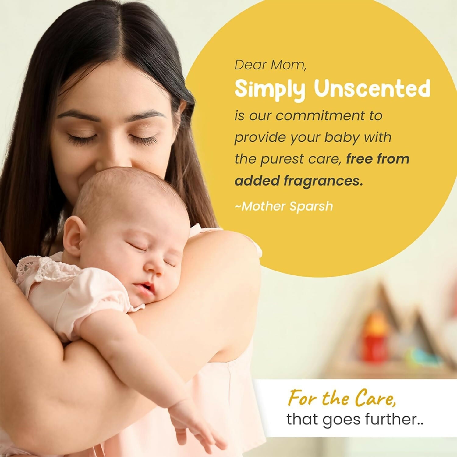 Mother Sparsh Simply Unscented Baby Face Cream with Oatmeal, for Sensitive Skin | Grocsy