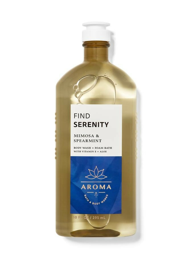 Bath & Body Works Mimosa Spearmint Body Wash and Foam Bath | Grocsy