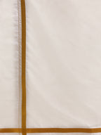 Ramraj Cotton Mens Wedding Set White Regular Dhoti, Shirt & Towel | Grocsy