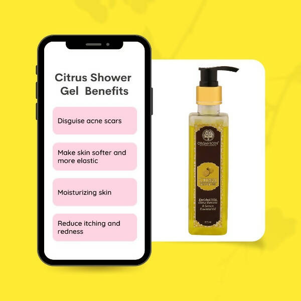 Organicos Citrus Shower Gel | Grocsy