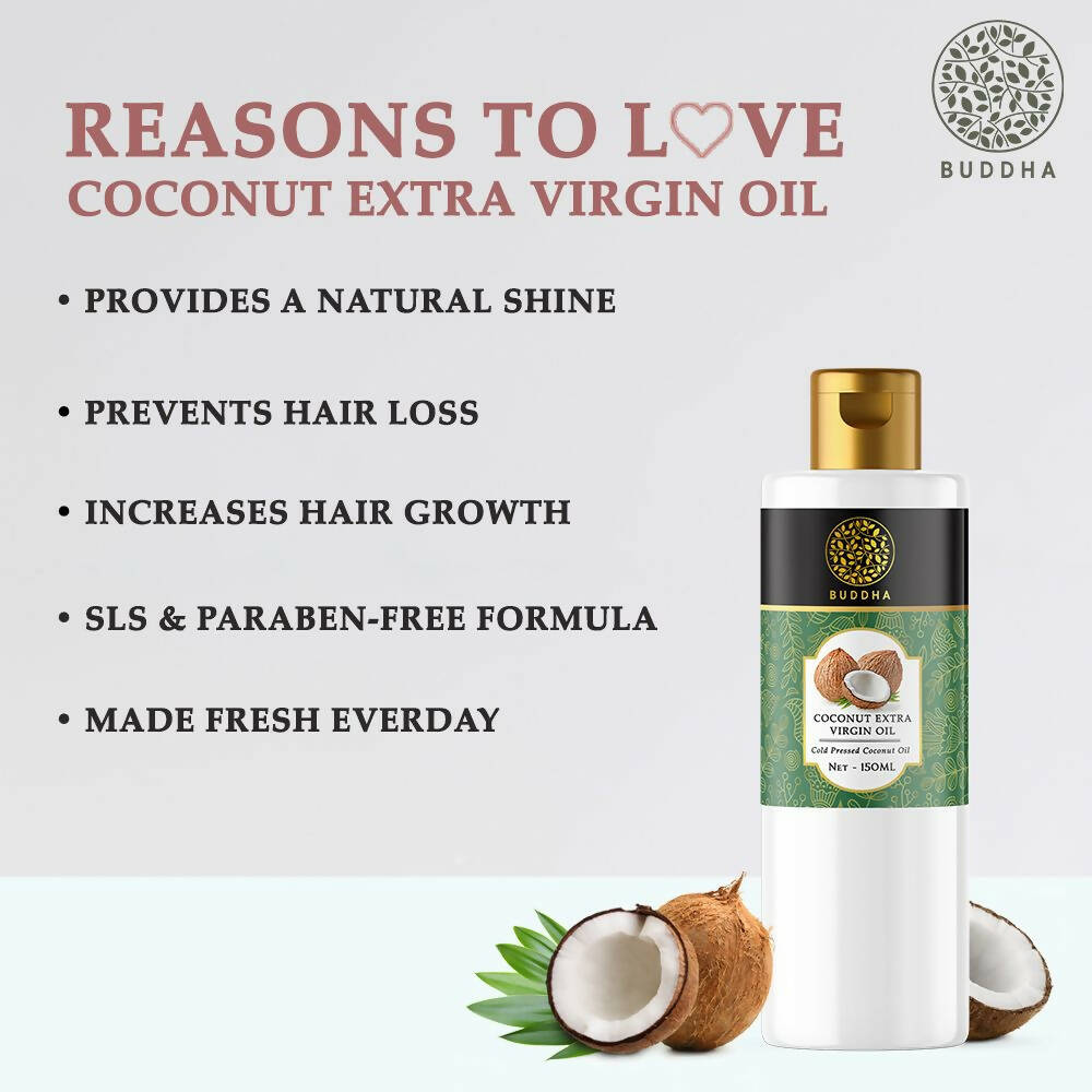Buddha Natural Cold Pressed Extra Virgin Coconut Oil | Grocsy