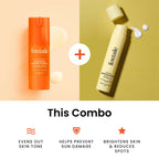 Foxtale Getting Even Skin Care Kit: C For Yourself Vitamin C Serum + Matte Finish Sunscreen | Grocsy
