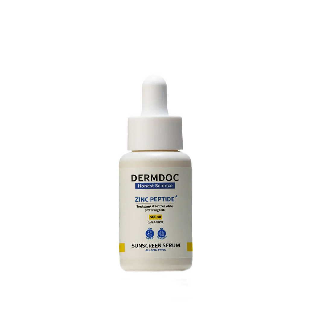 Dermdoc Zinc Peptides Sunscreen Serum SPF 30 | Grocsy