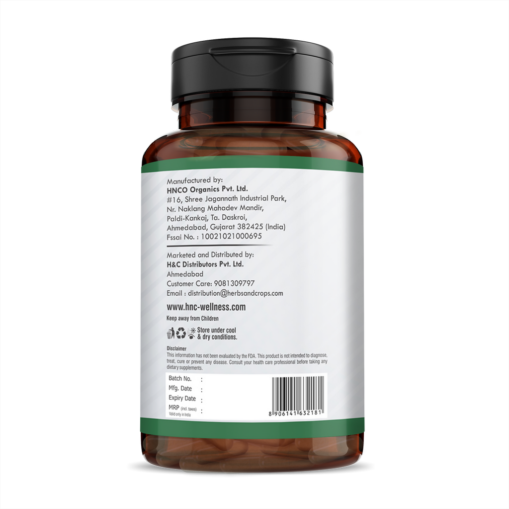H&C Herbal Bromelain Veg Capsules | Grocsy