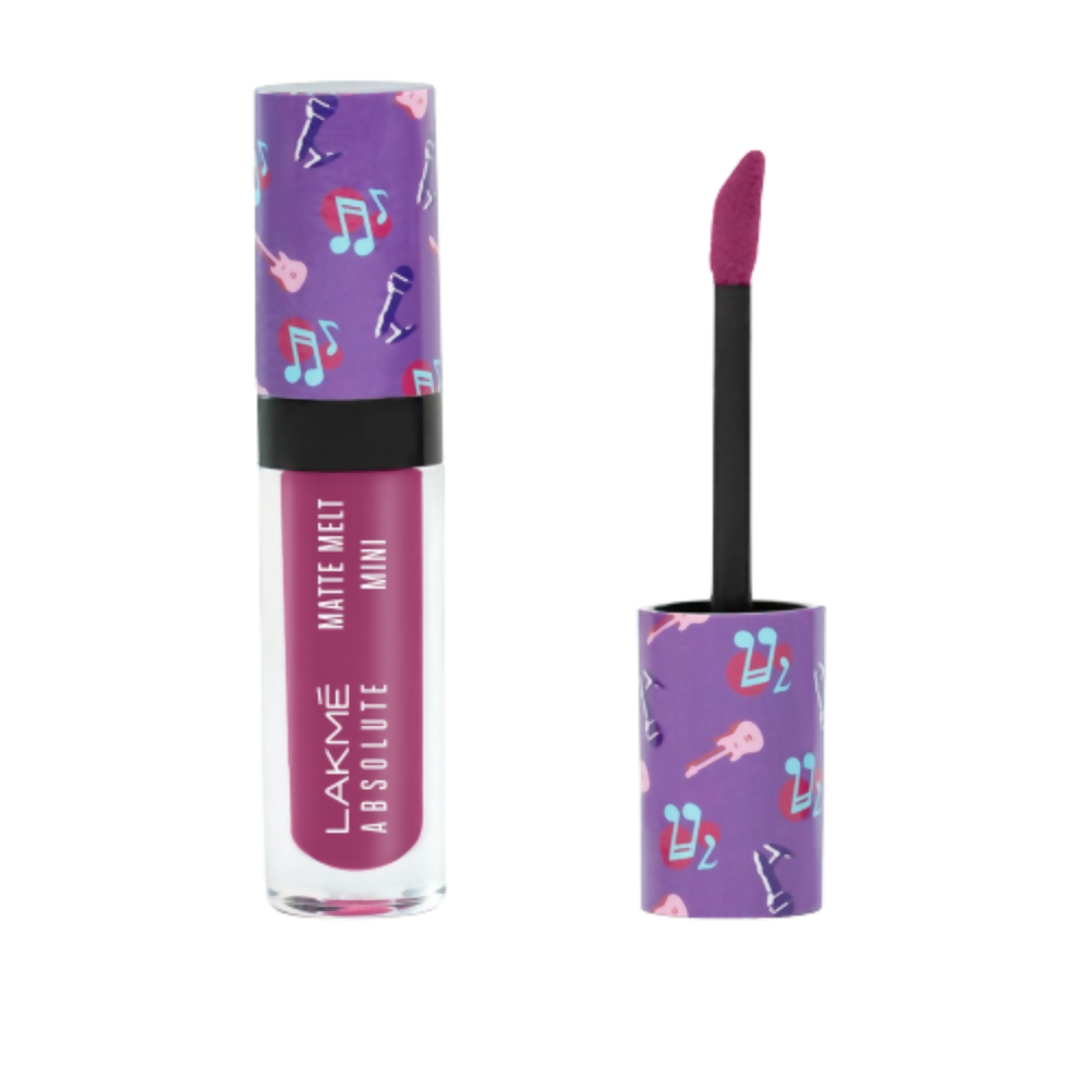 Lakme Absolute Matte Melt Mini Liquid Lip Color - Nomad Pink | Grocsy
