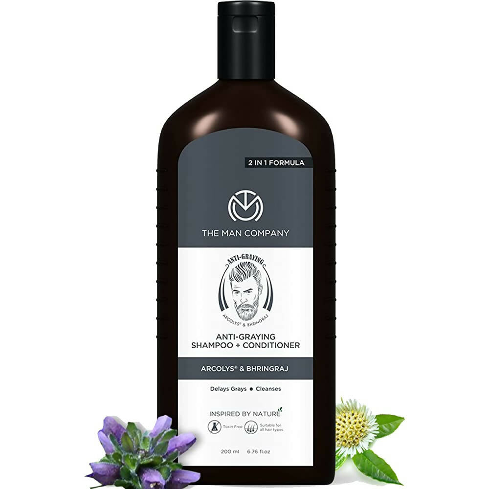 The Man Company Anti-Graying Shampoo & Conditioner for Men | Grocsy