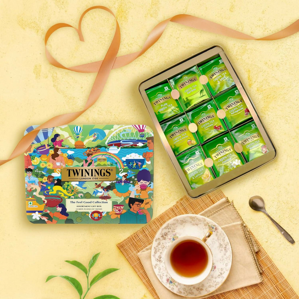 Twinings The Feel Good Collection Assortment Tea Gift Set | Grocsy