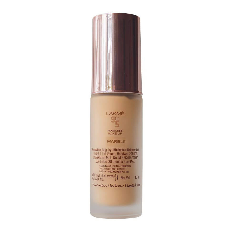 Lakme 9 to 5 Flawless Makeup Foundation Marble | Grocsy