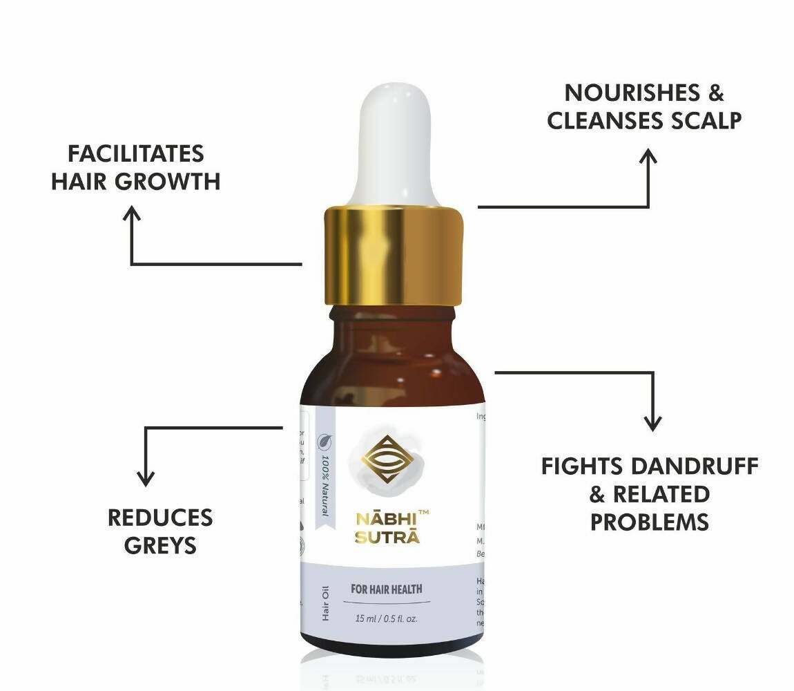 Nabhi Sutra Healthy Hair Care - Belly Button Oil | Grocsy