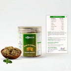 Sorich Organics Pudina Seeds Cracker – Crispy & Healthy Snack with Pudina Masala Twist | Grocsy