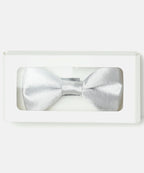 Manet Boys Solid Single Layer Bow - Silver | Grocsy