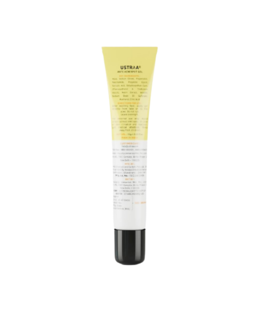 Ustraa Anti-Acne Spot Gel with Neem & Vitamin B3 | Grocsy
