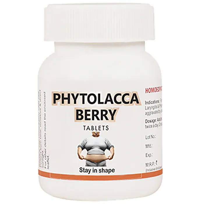 Bakson's Homeopathy Phytolacca Berry Tablets | Grocsy