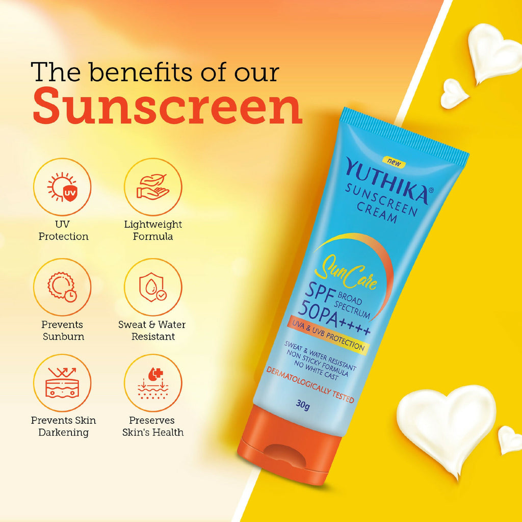 Yuthika Sunscreen Lotion SPF 50 PA+++ | Grocsy