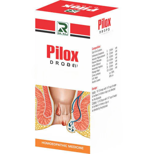 Dr. Raj Homeopathy Pilox Drops | Grocsy