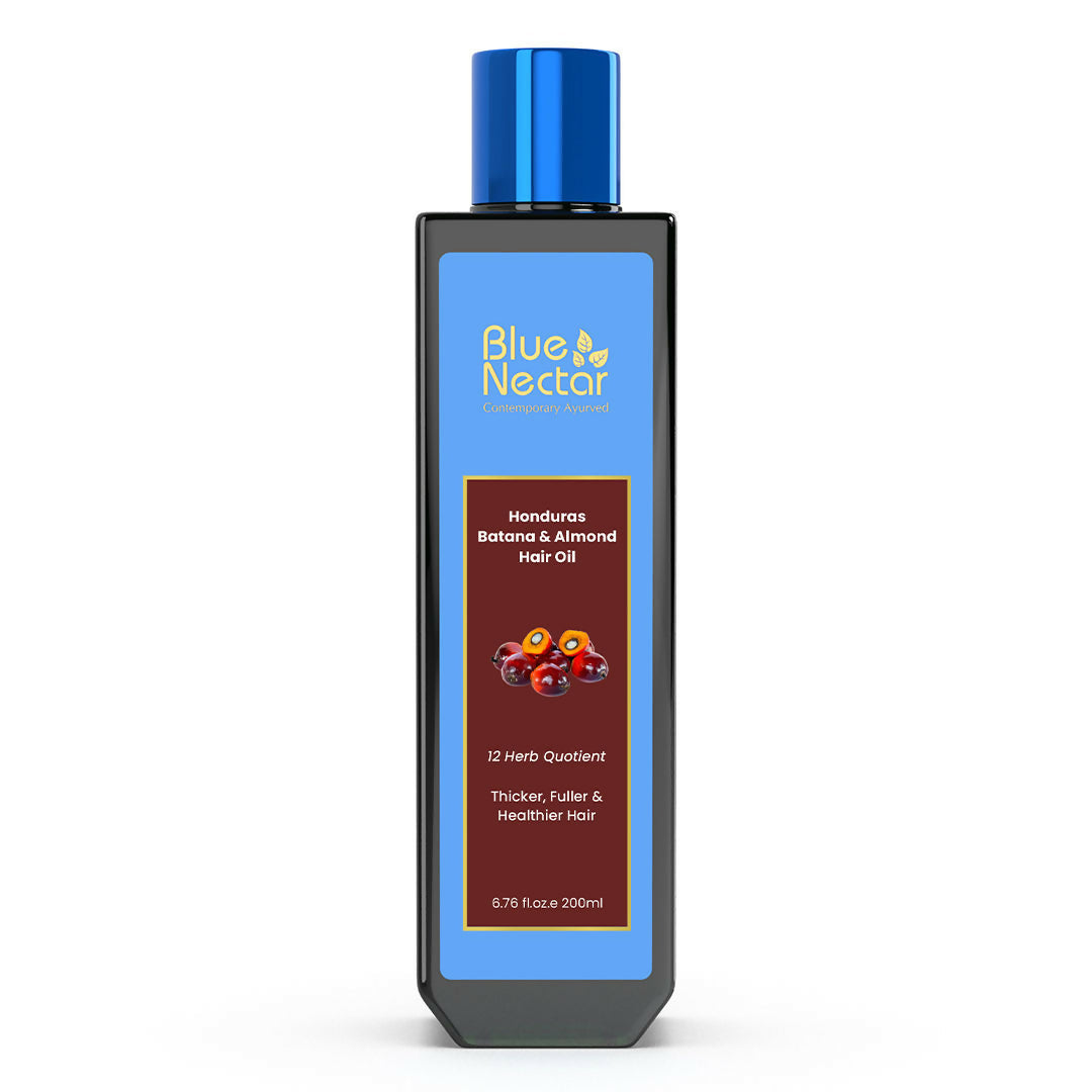 Blue Nectar Batana Hair Oil For Fuller & Thicker Hair | Grocsy
